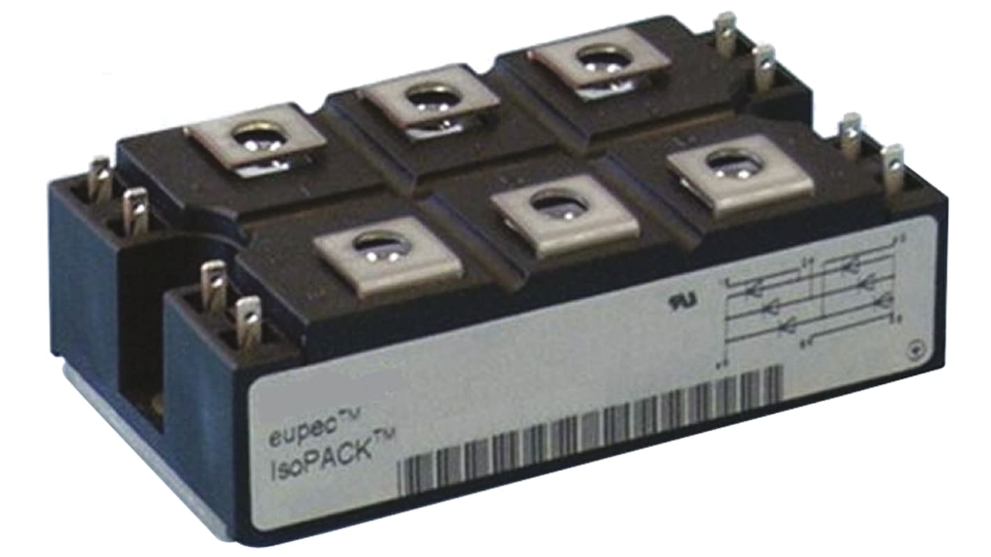 Tyristorový modul IGBT TDB6HK95N16LOFHOSA1 150mA 95A 1600V, ISOPACK, počet kolíků: 14