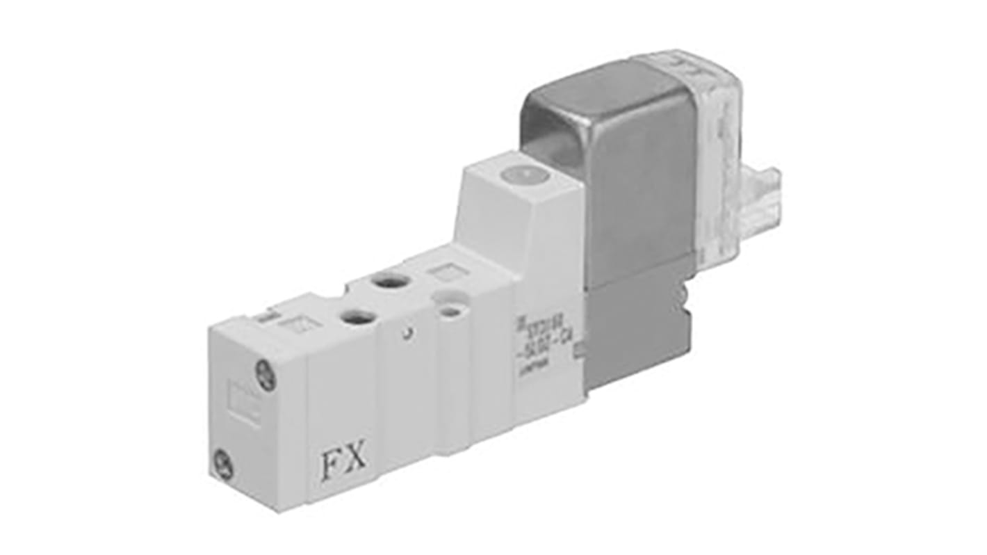 Electroválvula neumática SMC, Serie SYJ3000, Rosca M3 Métrico, Función 5/2, Solenoide, Montaje en base