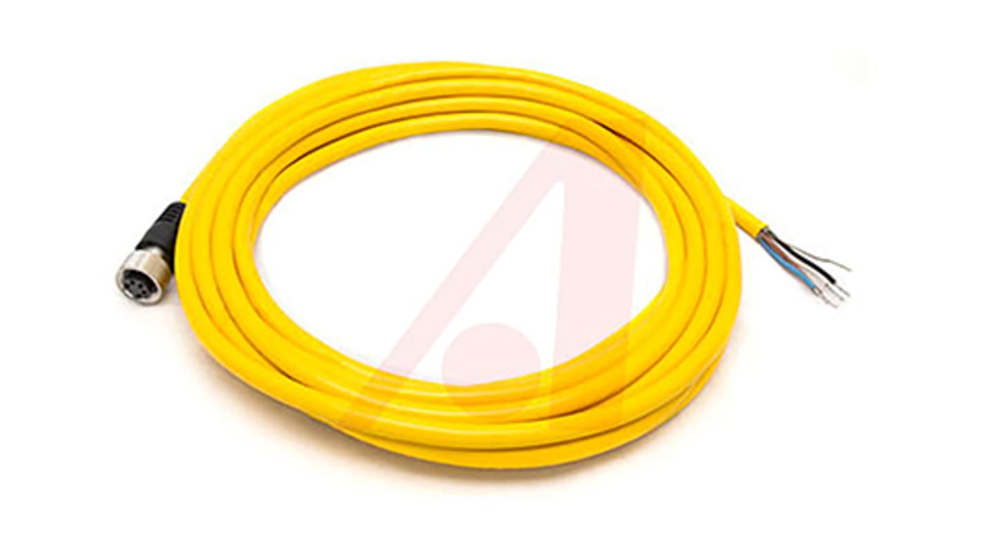 Banner Straight Female 5 way 7/8 in Circular to Unterminated Sensor Actuator Cable, 15m