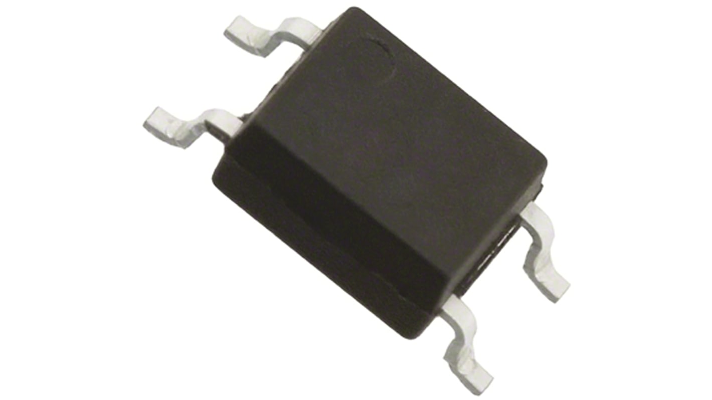 Optoacoplador Broadcom de 1 canal, Vf= 1.4V, Viso= 3.750 Vrms, IN. DC, OUT. Fototransistor, mont. superficial,