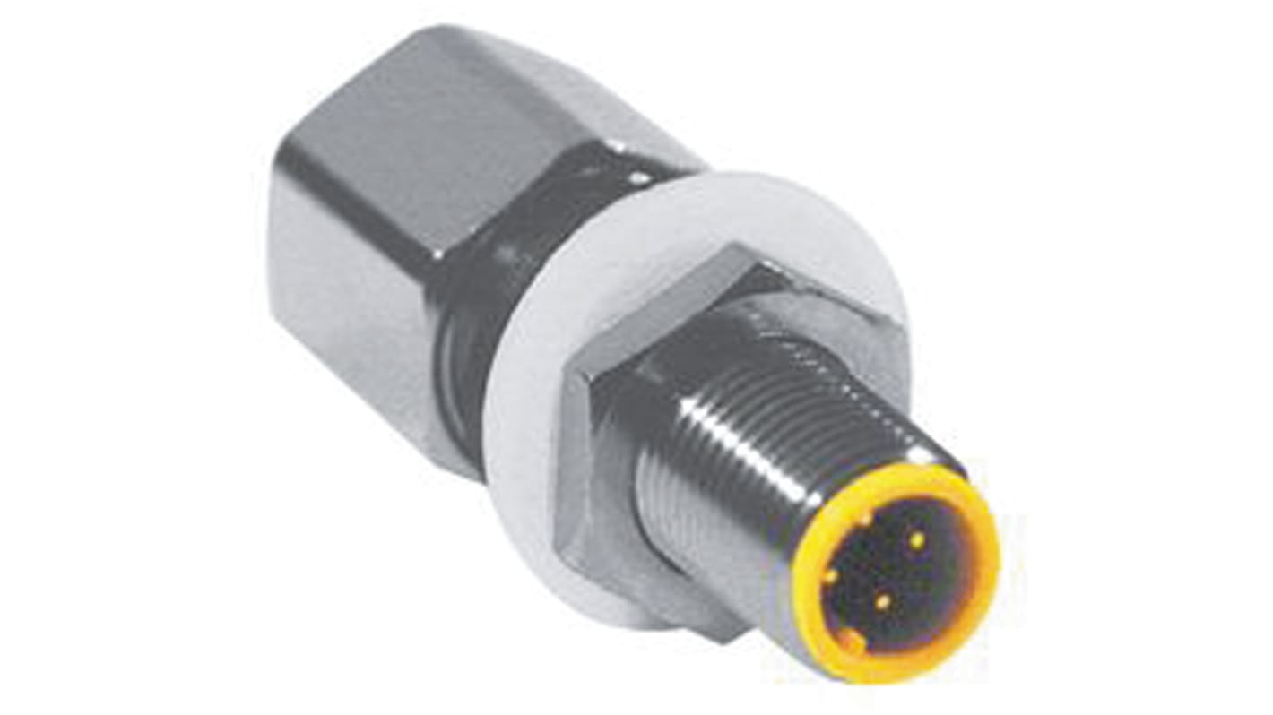 Turck Circular Connector, 4 Contacts, Panel Mount, M12 Connector, Plug and Socket, Male and Female Contacts, IP68, FK