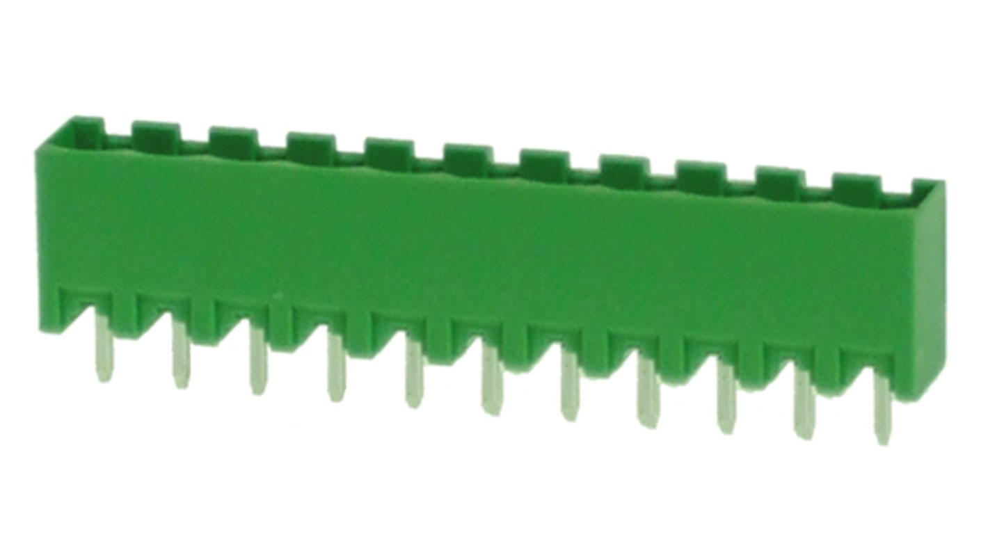 RS PRO 5.0mm Pitch 11 Way Pluggable Terminal Block, Header, Through Hole, Solder Termination