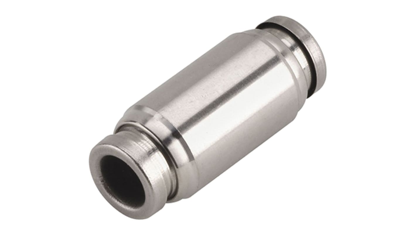 SMC KQ2 Series Straight Tube-to-Tube Adaptor, Push In 4 mm to Push In 4 mm, Tube-to-Tube Connection Style