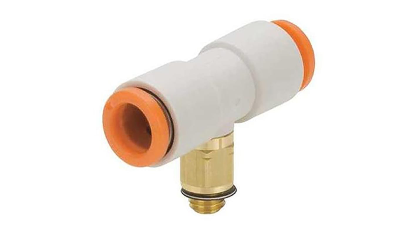 Adaptateur fileté en T SMC KQ2 vers Enfichable 5/32 pouce Enfichable 5/32 pouce