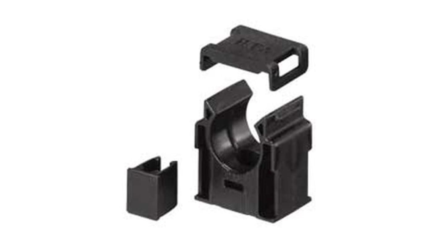 Racor para conducto Legrand, Base de fijación de encaje de PA 6.6 Negro, tamaño nom. 6mm