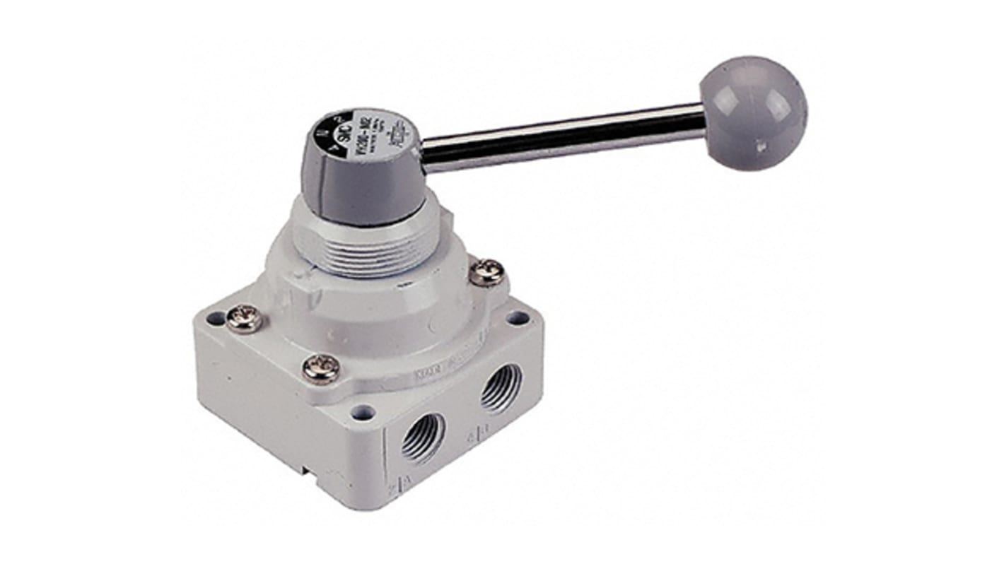VH400N04 SMC Lever 4/3 Pneumatic Manual Control Valve VH400 Series