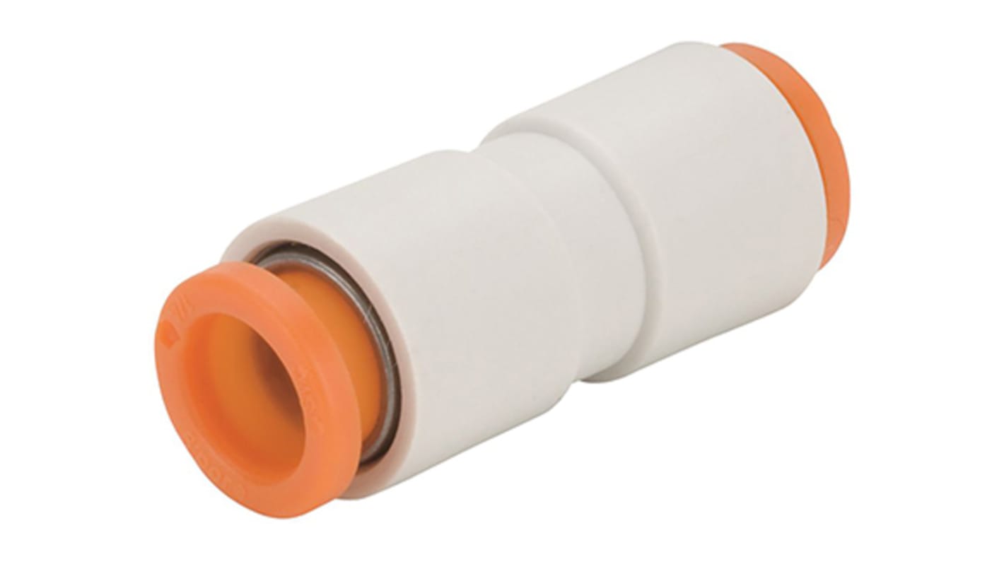 SMC KQ2 Series Straight Tube-to-Tube Adaptor, Push In 5/32 in to Push In 3/16 in, Tube-to-Tube Connection Style