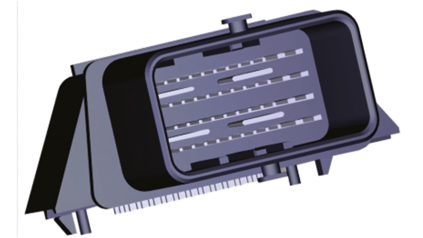 Connettore automotive Molex, Maschio, 6A, 48 vie, 4 file, montaggio foro passante