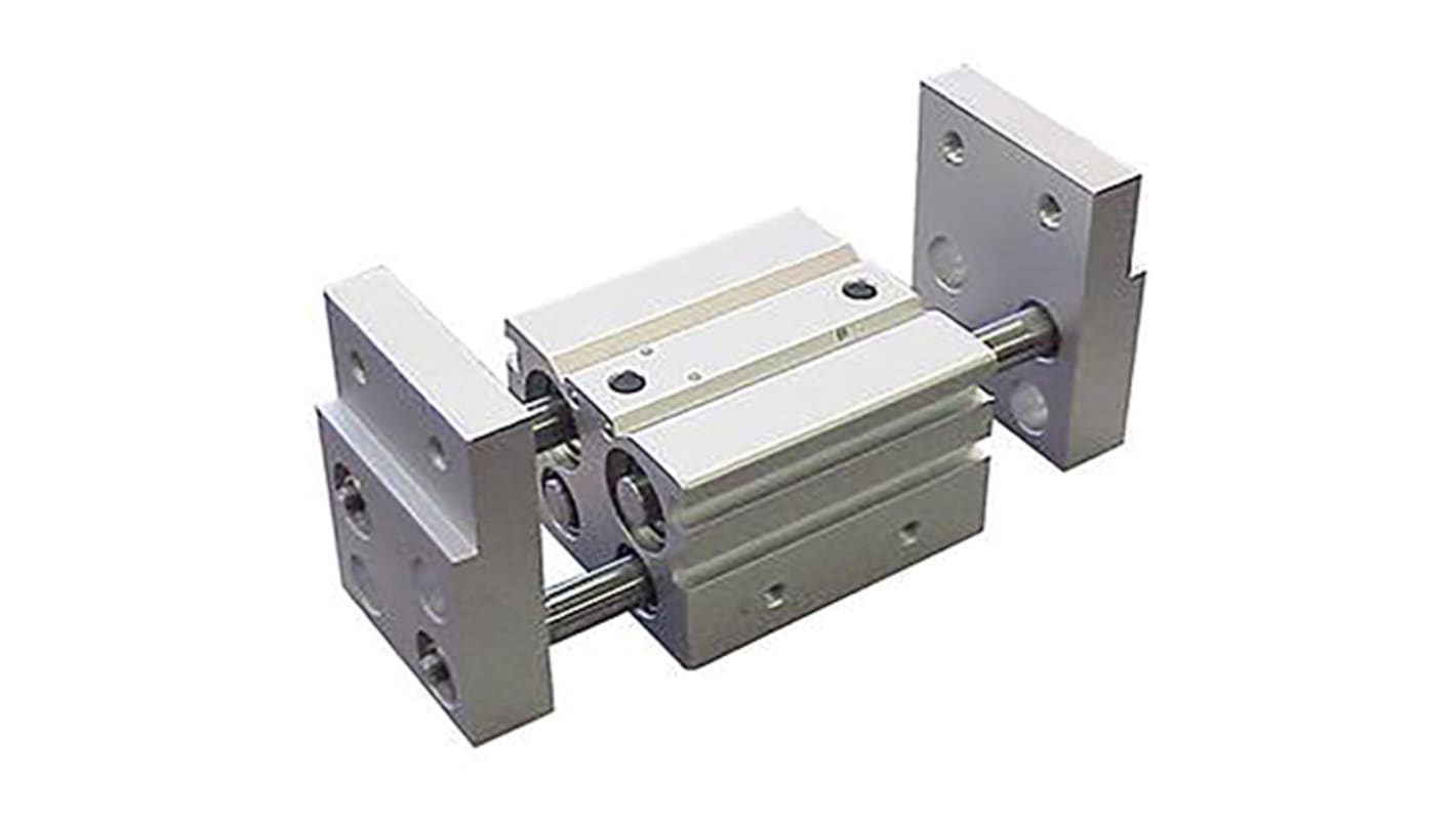 SMC MHL Pneumatikgreifer, Zweifach-Ausführung, 2 Greifarme, Parallel, 0,1 → 0,6 MPa max., Ohne Dämpfung M5 x 0,8