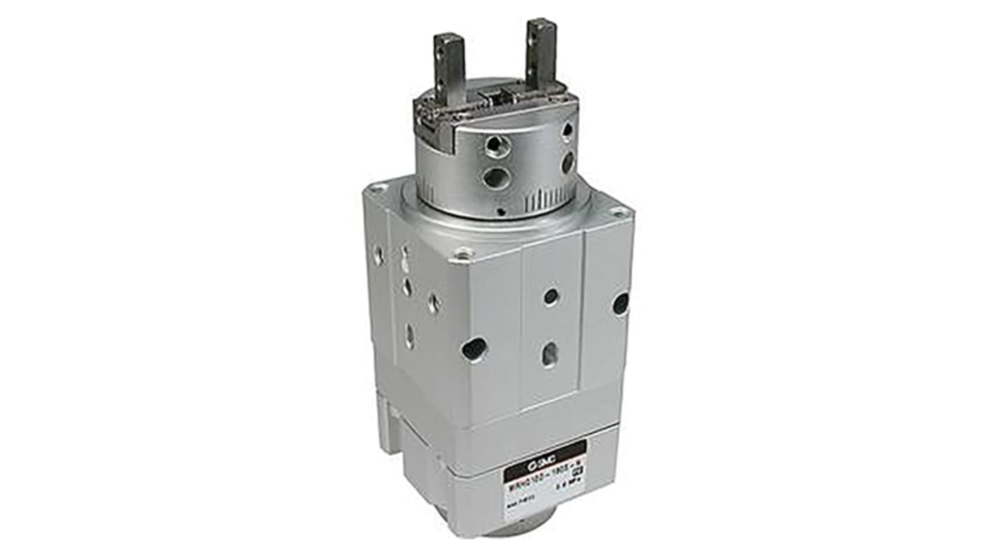 SMC MRH Pneumatikgreifer, Zweifach-Ausführung, 2 Greifarme, Parallel, 0,1 → 0,7 MPa max., Ohne Dämpfung M5 x 0,8