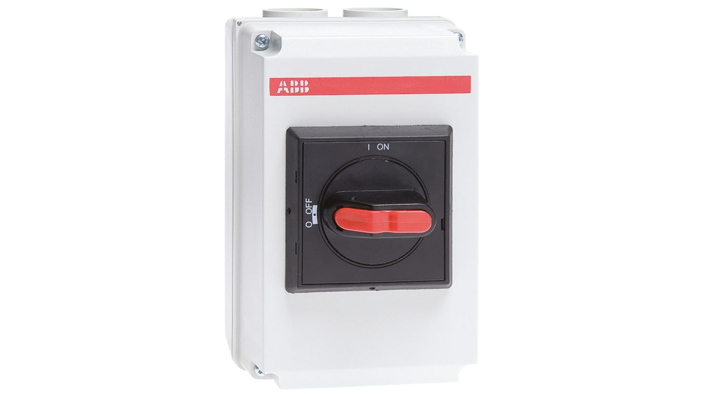 ABB 3P Pole Panel Mount Isolator Switch - 16A Maximum Current