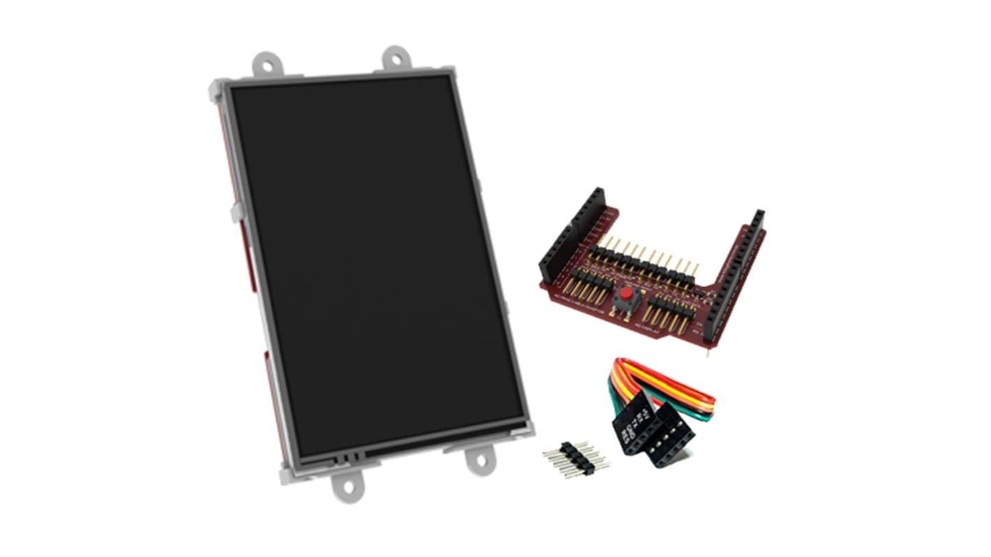 Pantalla táctil resistiva 4D Systems, serie gen4 de 3.5pulgada, compatible con Arduino