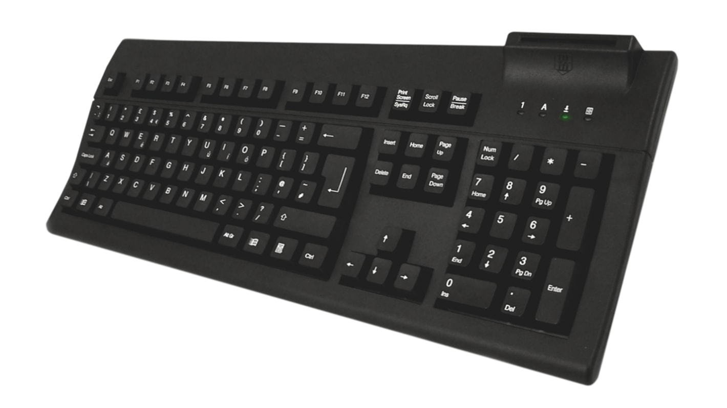 KYB500-K107BUSB | Ceratech Wired USB Card Reader Keyboard, QWERTY (UK ...