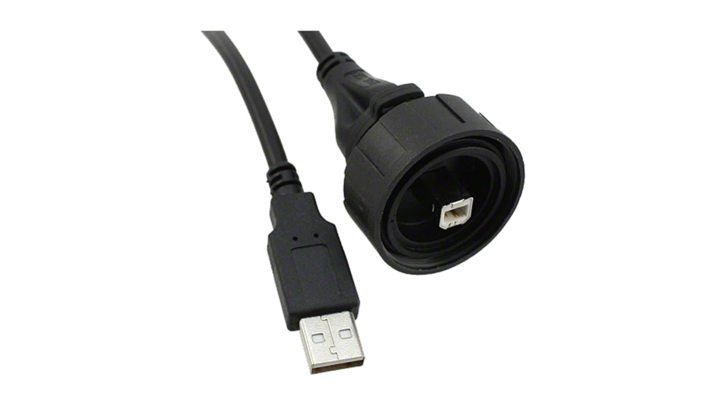 Cavo USB Bulgin, L. 3m, col. Nero