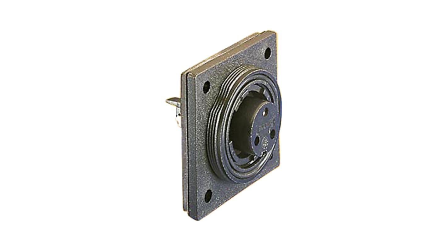 Bulgin Circular Connector, 7 Contacts, Flange Mount, Plug, Male, IP68, Standard Buccaneer Series