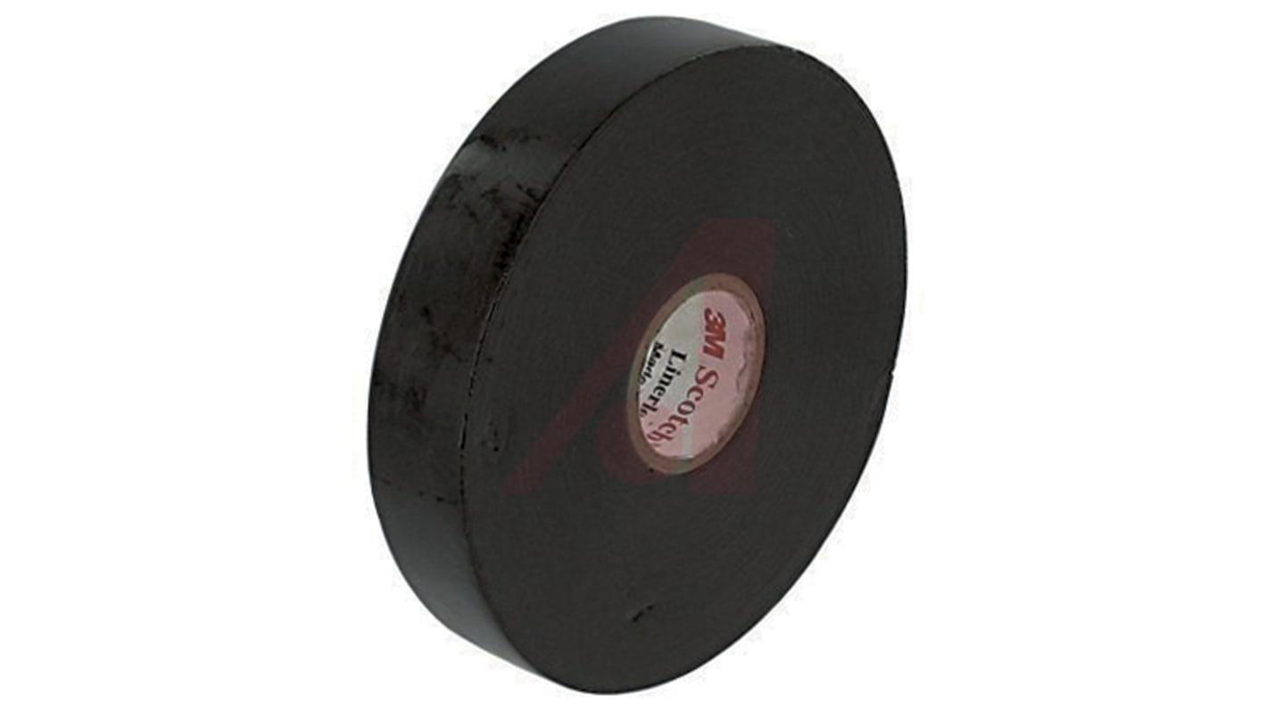 3M Scotch 130C Black Ethylene Propylene Rubber Electrical Insulation Tape, 19mm x 9m