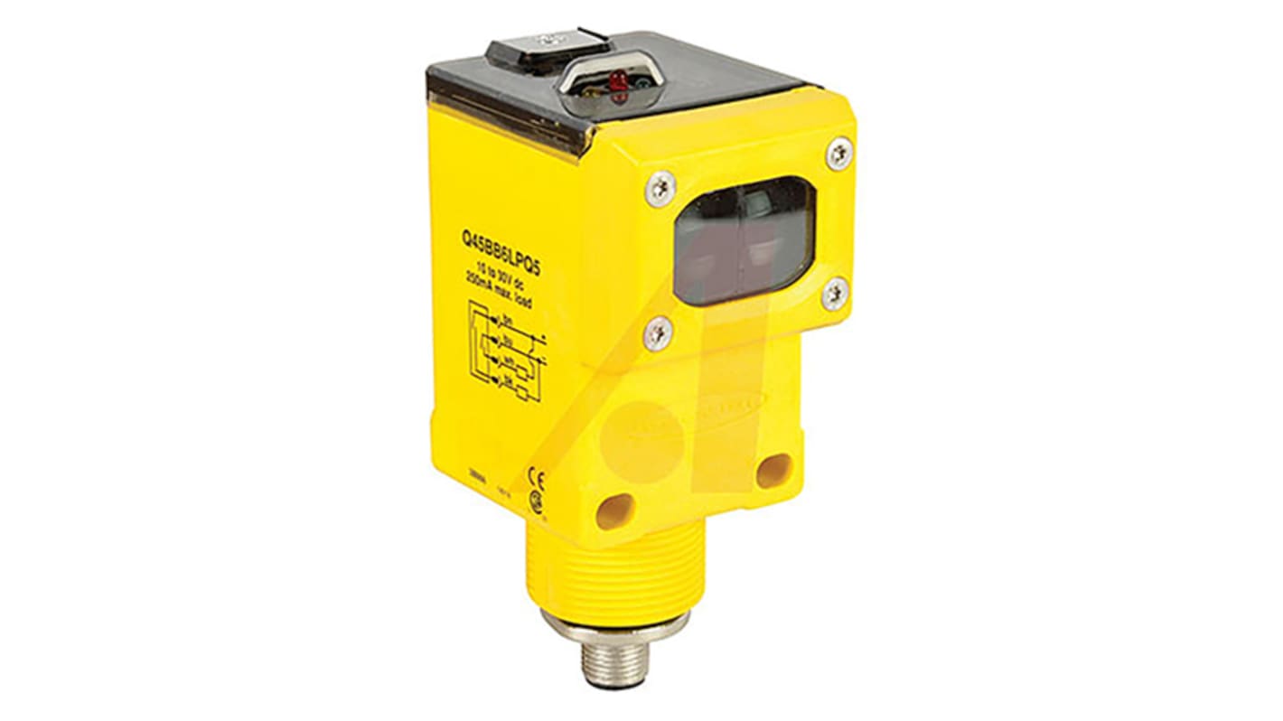 Q45BB6DLQ5 Banner Diffuse Photoelectric Sensor, Block Sensor, 1.8 m Detection Range RS