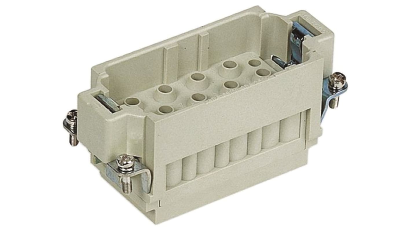 09320123001 HARTING Heavy Duty Power Connector Insert, 40A, Male, Han