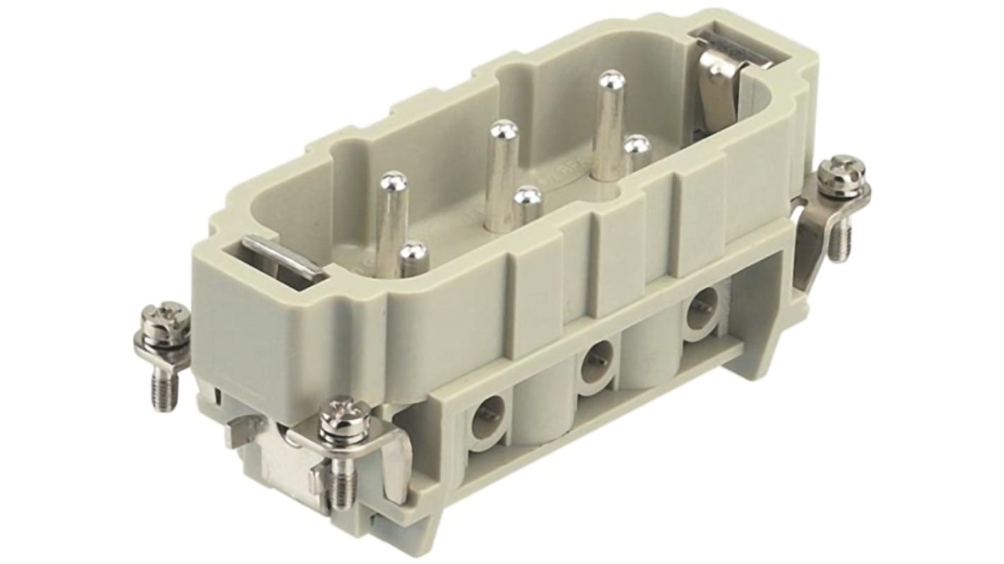 Inserto de conector de potencia HARTING Macho, serie Han HSB