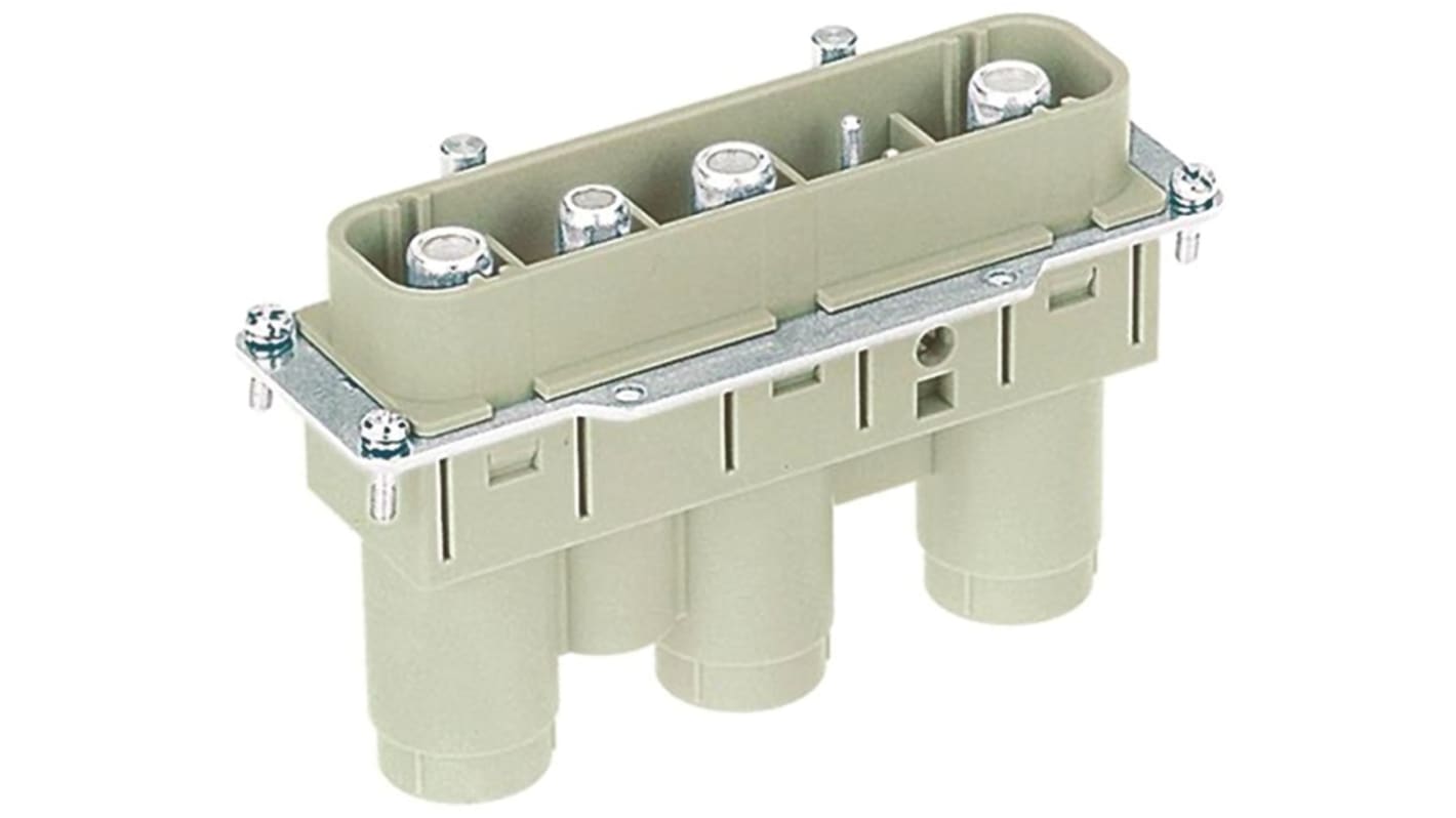 Inserto de conector de potencia HARTING Macho, serie HAN K, High Current Connectors