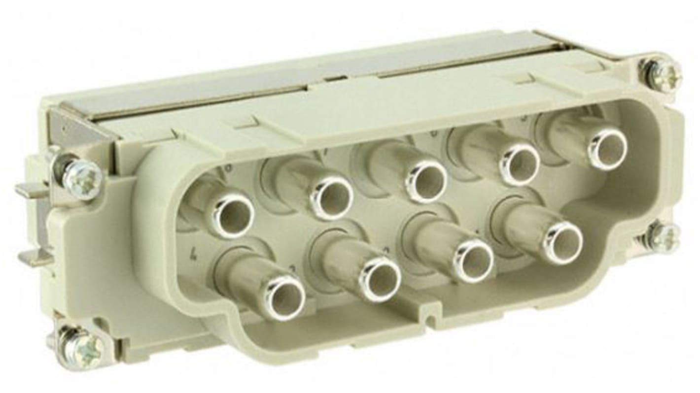 09380082653 HARTING Heavy Duty Power Connector Insert, 100A, Male