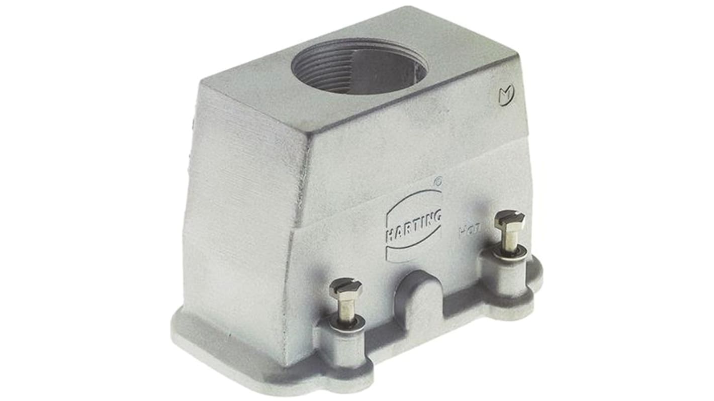 Carcasa para conector industrial con entrada superior HARTING serie Han EMC tamaño 24 B, con rosca M40