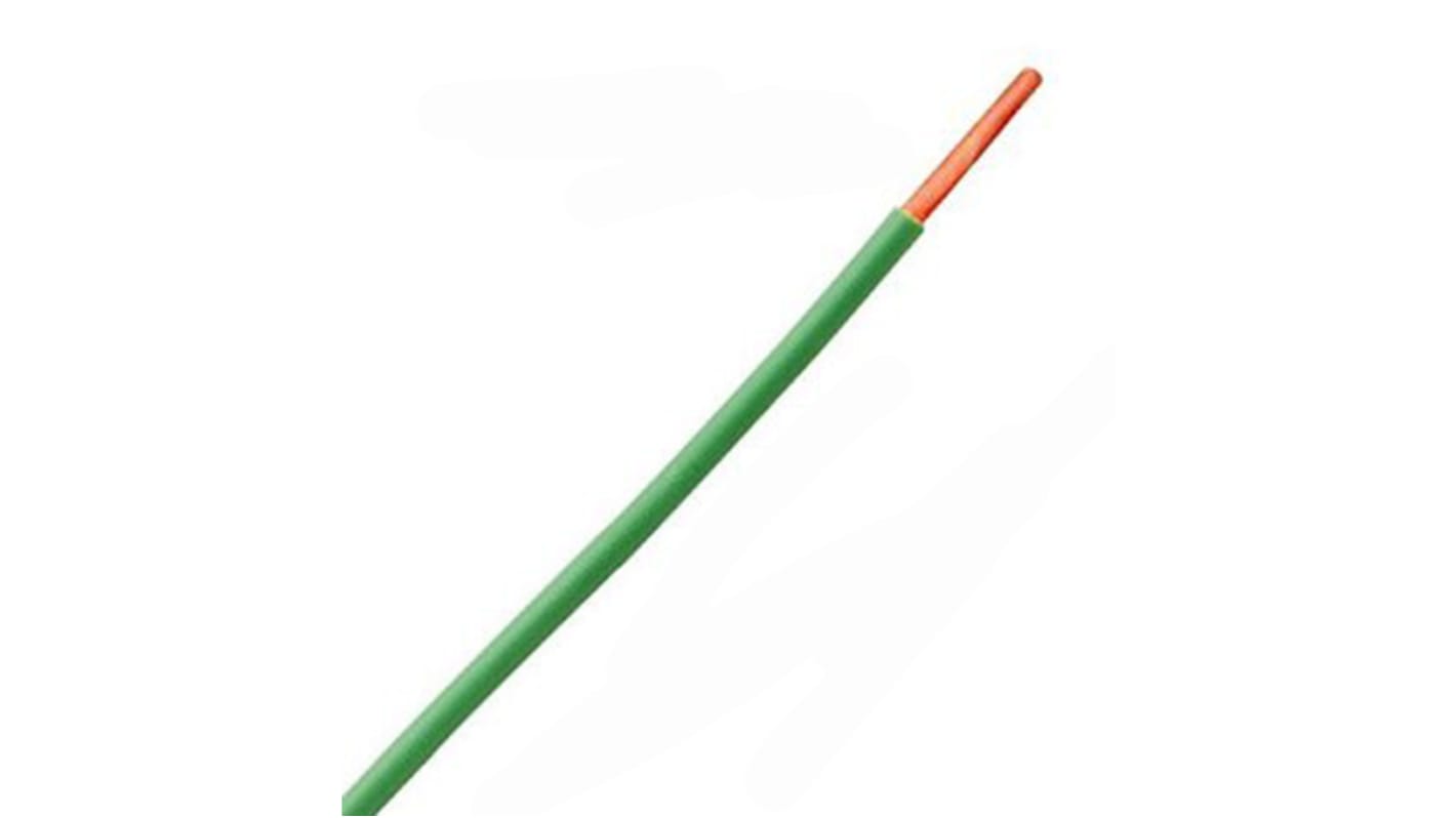 Alpha Wire Hook-up Wire PVC Series Green 0.33 mm² Hook Up Wire, 22 AWG, 1/0.64 mm, 30m, PVC Insulation