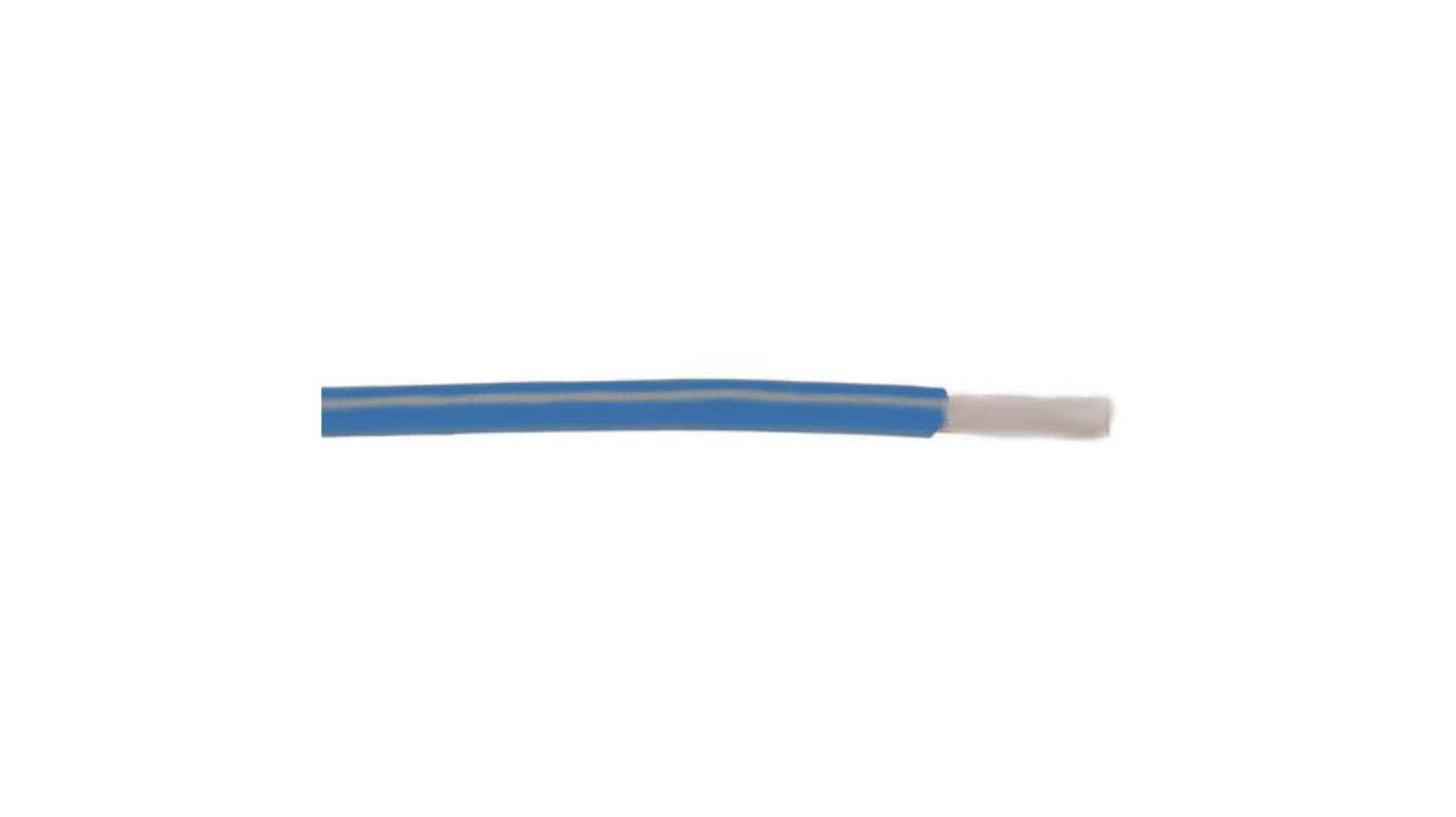 Alpha Wire Hook-up Wire PVC Series Blue 1.3 mm² Hook Up Wire, 16 AWG, 1/1.29 mm, 30m, PVC Insulation