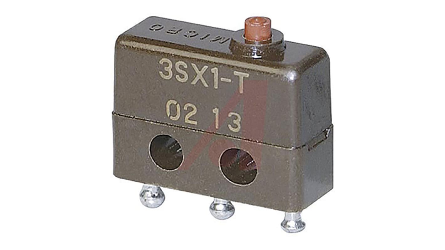 Mikrospínač SP-CO, typ ovladače: Kolíkový plunžr 1 A