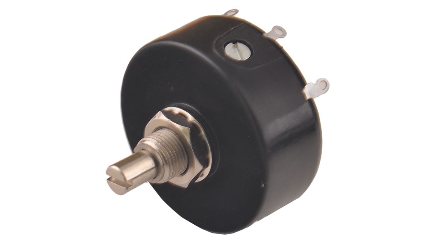 RS PRO 50kΩ Rotary Potentiometer 1-Gang Panel Mount