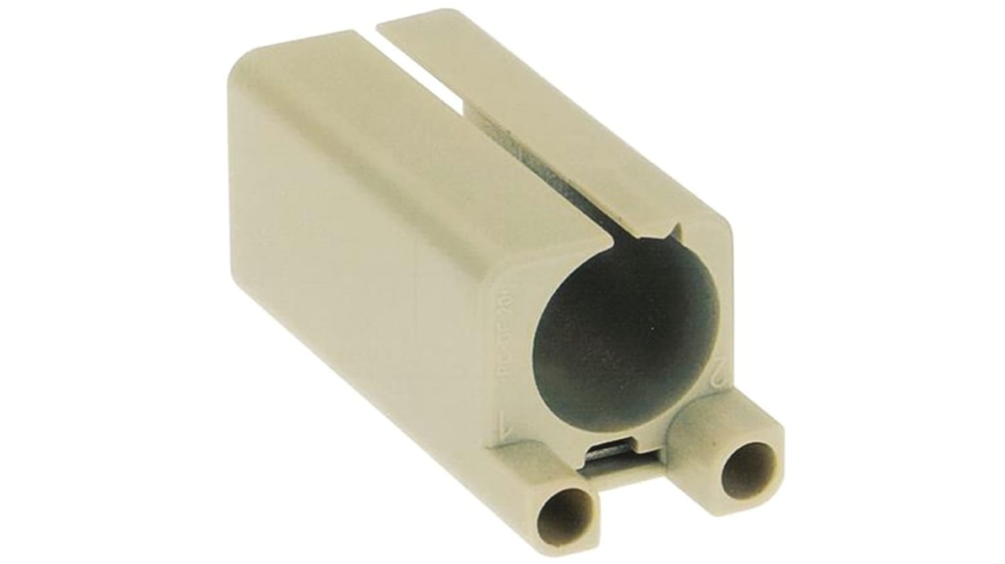 Inserto de conector de potencia HARTING Macho, serie HAN Brid, para usar con Carcasas y cubiertas métricas Han® 3 A