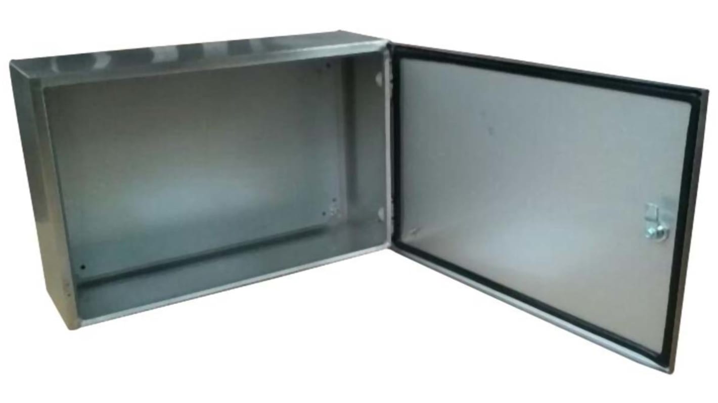 Contenitore a parete RS PRO in Acciaio inox 480 x 360 x 150mm, col. , IP66