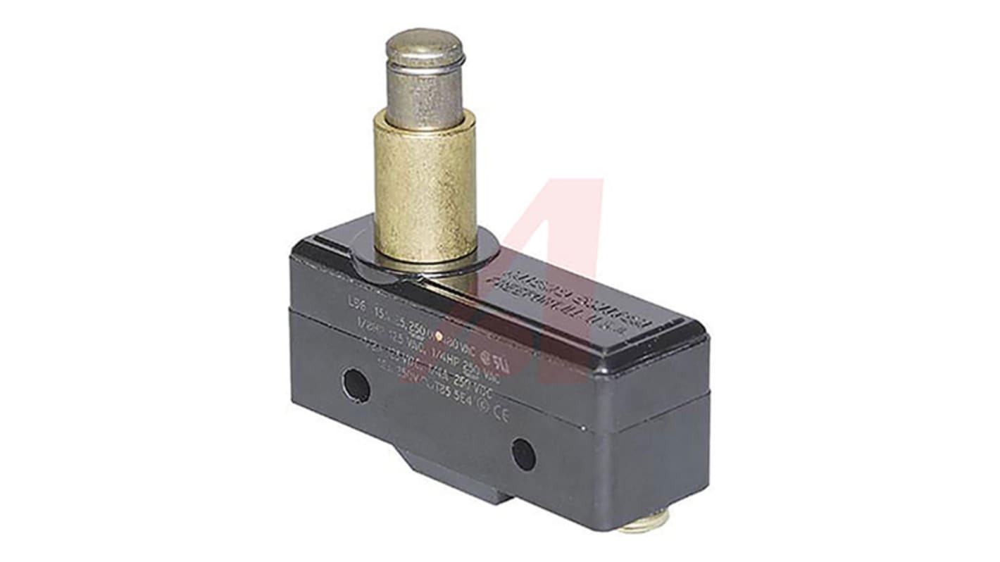 Microrupteur à bouton poussoir Honeywell, Vis, 1 RT, 15 A 250V c.a. / V c.c.