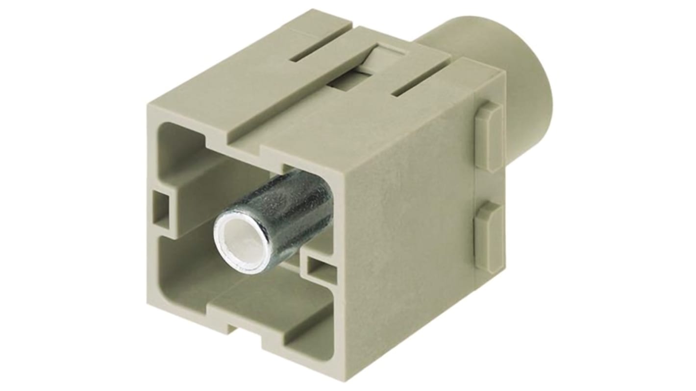 HARTING Heavy Duty Power Connector Module, 200A, Male, Han-Modular Series, 1 Contacts