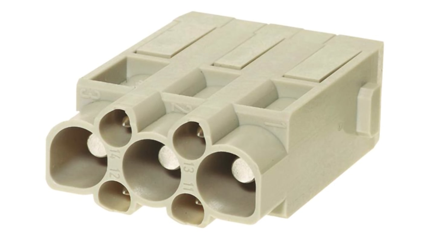 Aislante para conector industrial HARTING Macho, serie Han-Modular