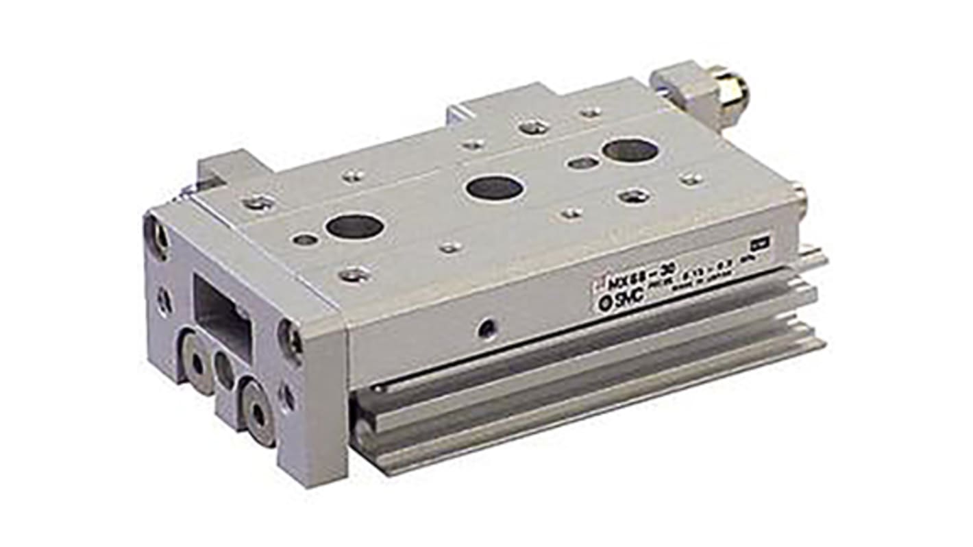 SMC MXS, M5 x 0,8 Pneumatik-Führungszylinder doppeltwirkend, Bohrung Ø 16mm / Hub 30mm, bis 0,7 MPa