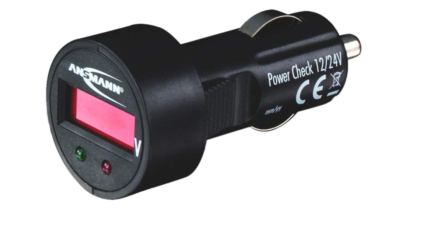 Ansmann Power Check Autobatterietester für 12 V Bleisäure Akkus/Batterien