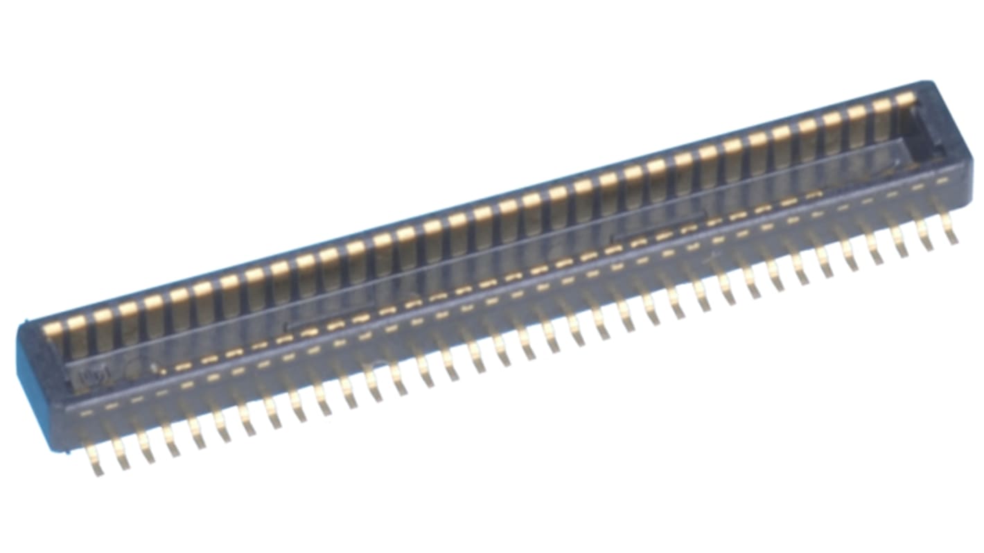 Hirose DF40 Series Straight Surface Mount PCB Header, 70 Contact(s), 0.4mm Pitch, 2 Row(s), Shrouded