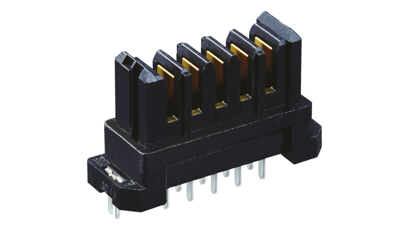 Conector macho para PCB Hirose serie FunctionMAX FX30B de 3 vías, 1 fila, paso 3.81mm, para soldar, Orificio Pasante