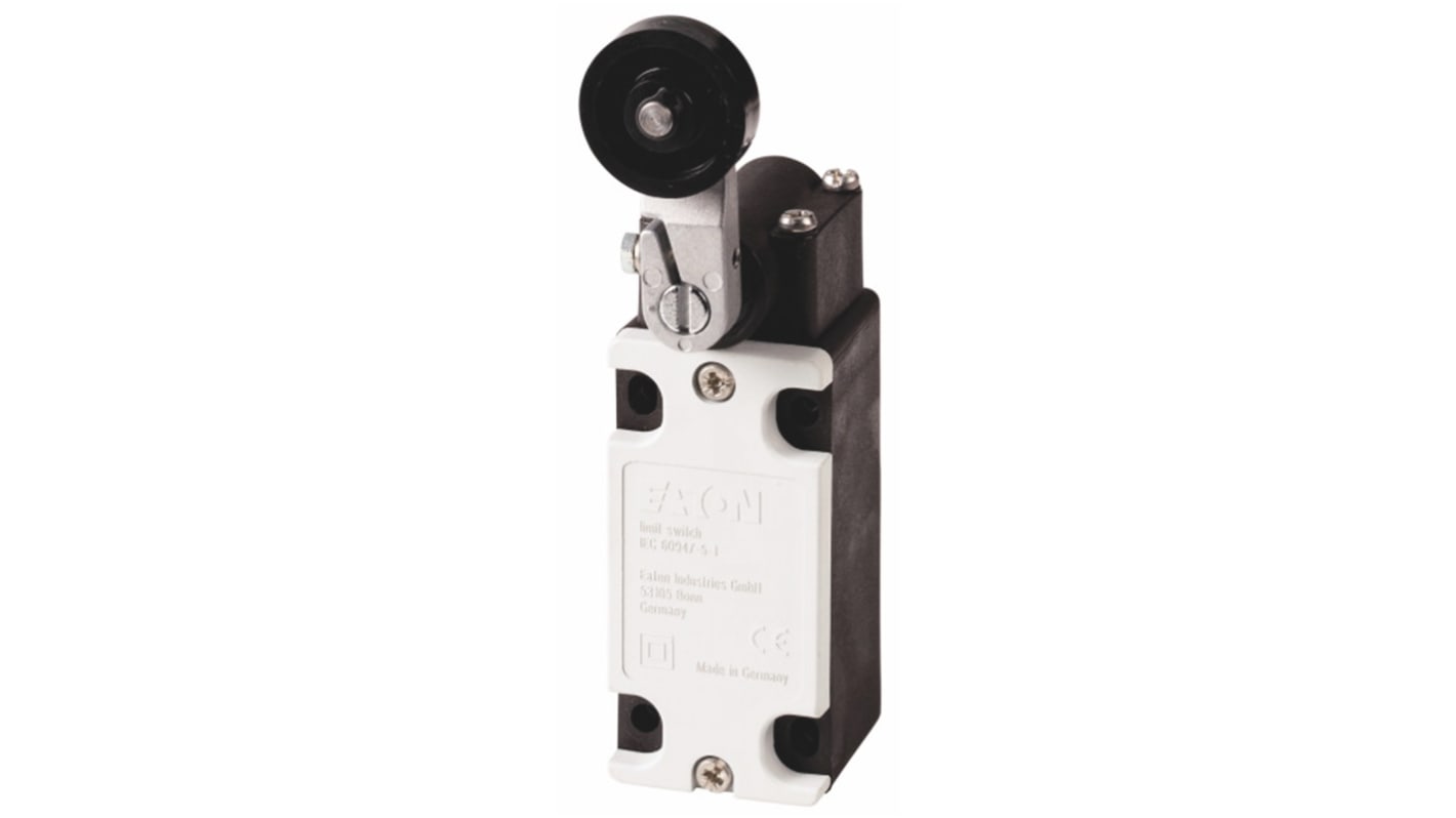 Eaton Series Roller Lever Limit Switch, NO/NC, IP65, Plastic Housing, 415V ac Max, 10A Max