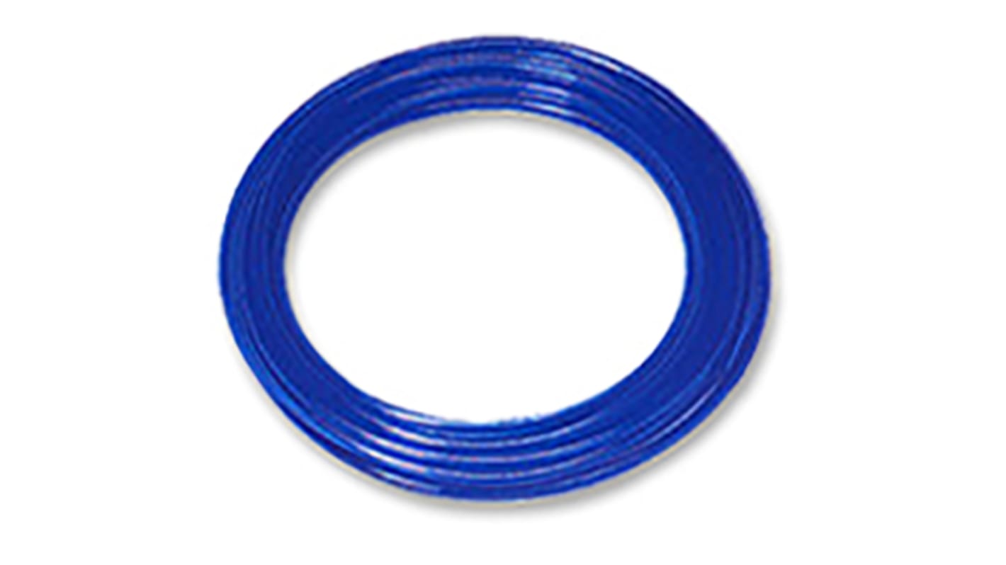 Tuyau à air comprimé SMC, 6mm x 4mm x 100m Bleu en Nylon 12