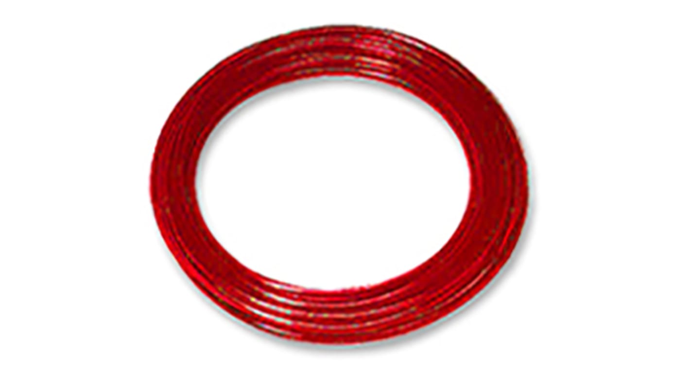 Tuyau à air comprimé SMC, 6mm x 4mm x 20m Rouge en Nylon 12