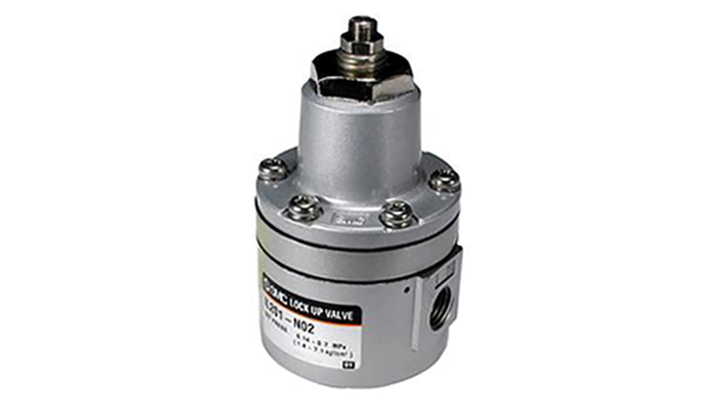 IL201N02 SMC 2/2 Pneumatic Manual Control Valve IL Series, NPT 1/4