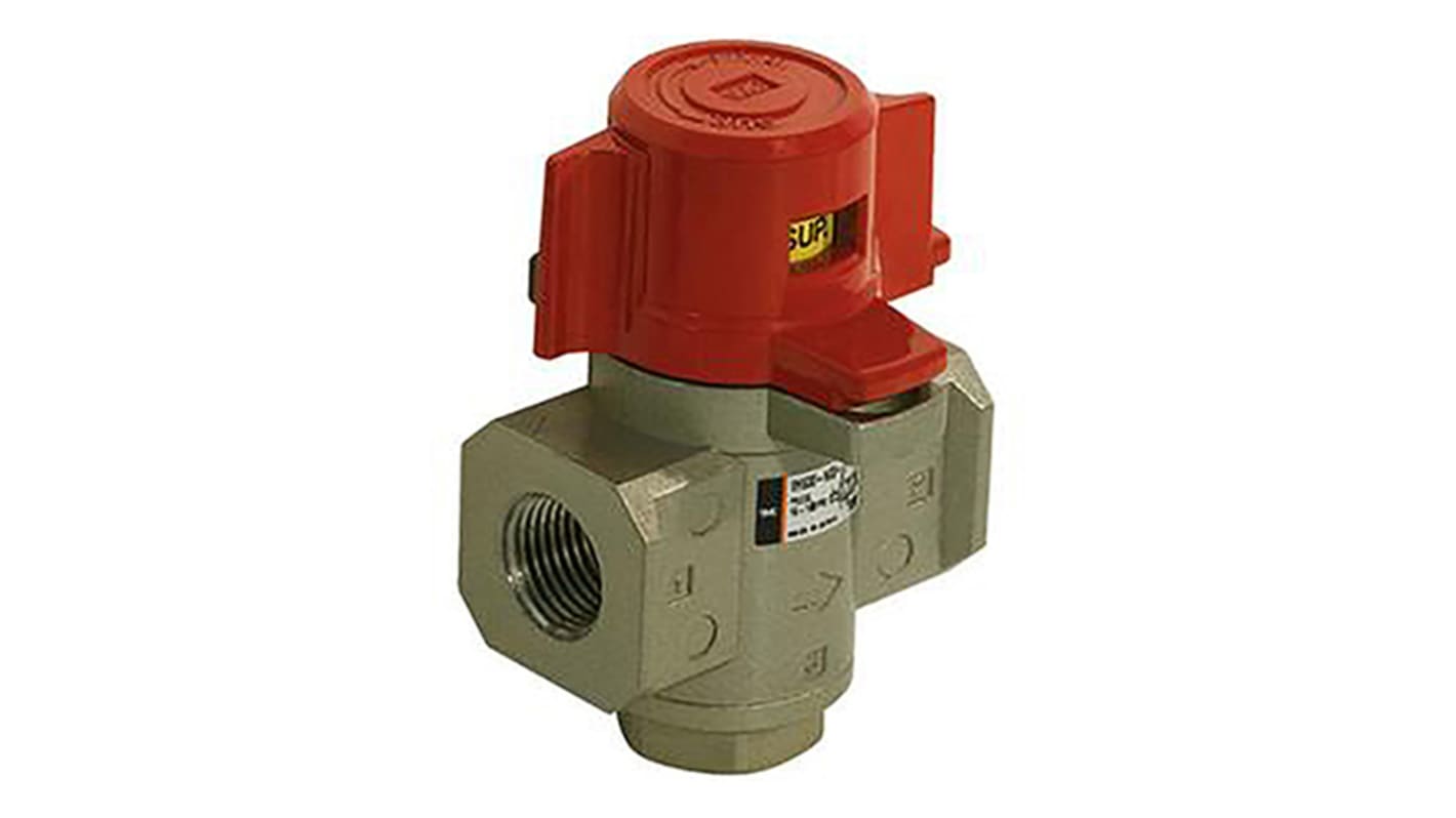 3 Port Lock Out Valve, 1/2" Port