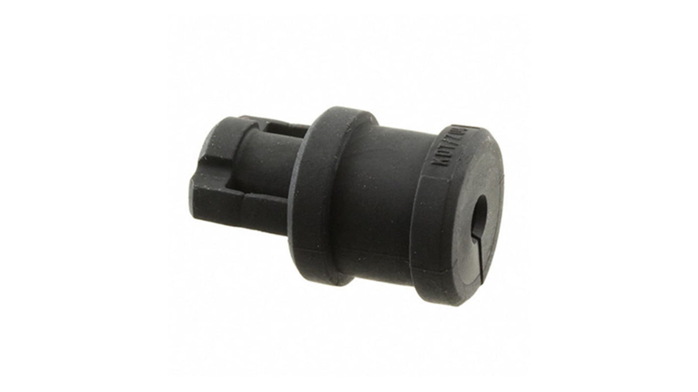 Harting Black Thermoplastic Rubber Round for 4 → 5mm Cable Dia.