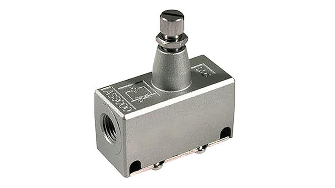 SMC AS Series Threaded Flow Controller, NPT 1/8 Female Inlet Port x NPT 1/8 Female Outlet Port