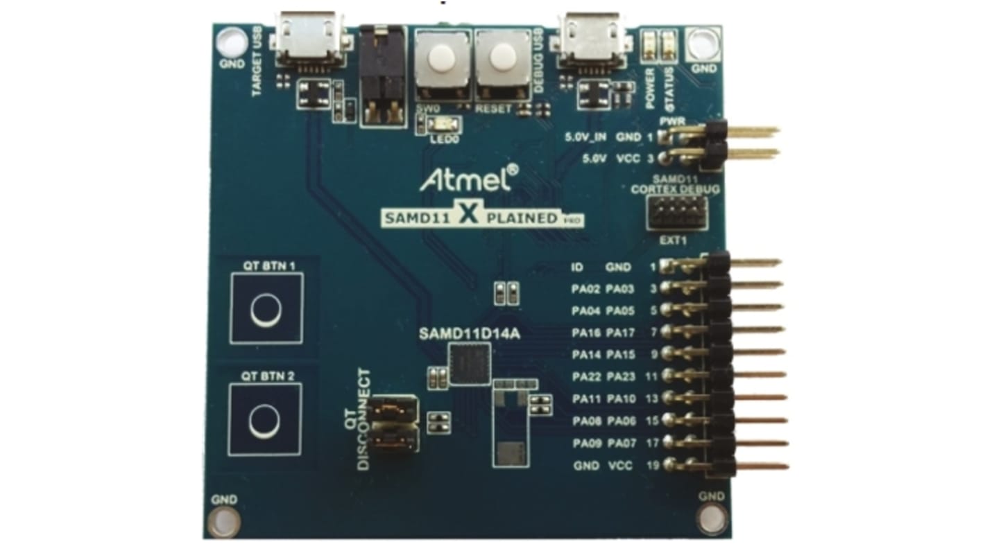 Microchip Evaluierungsplatine Microcontroller Development Kit ARM Cortex M0 ARM ATSAM11