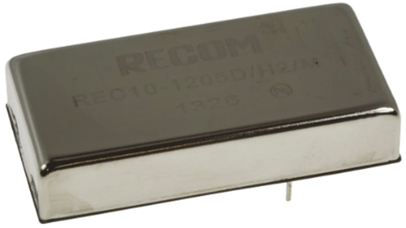 Convertisseur CC-CC isolé Recom, REC10, Montage traversant, 10W, 1 sortie, 5V c.c., 2A