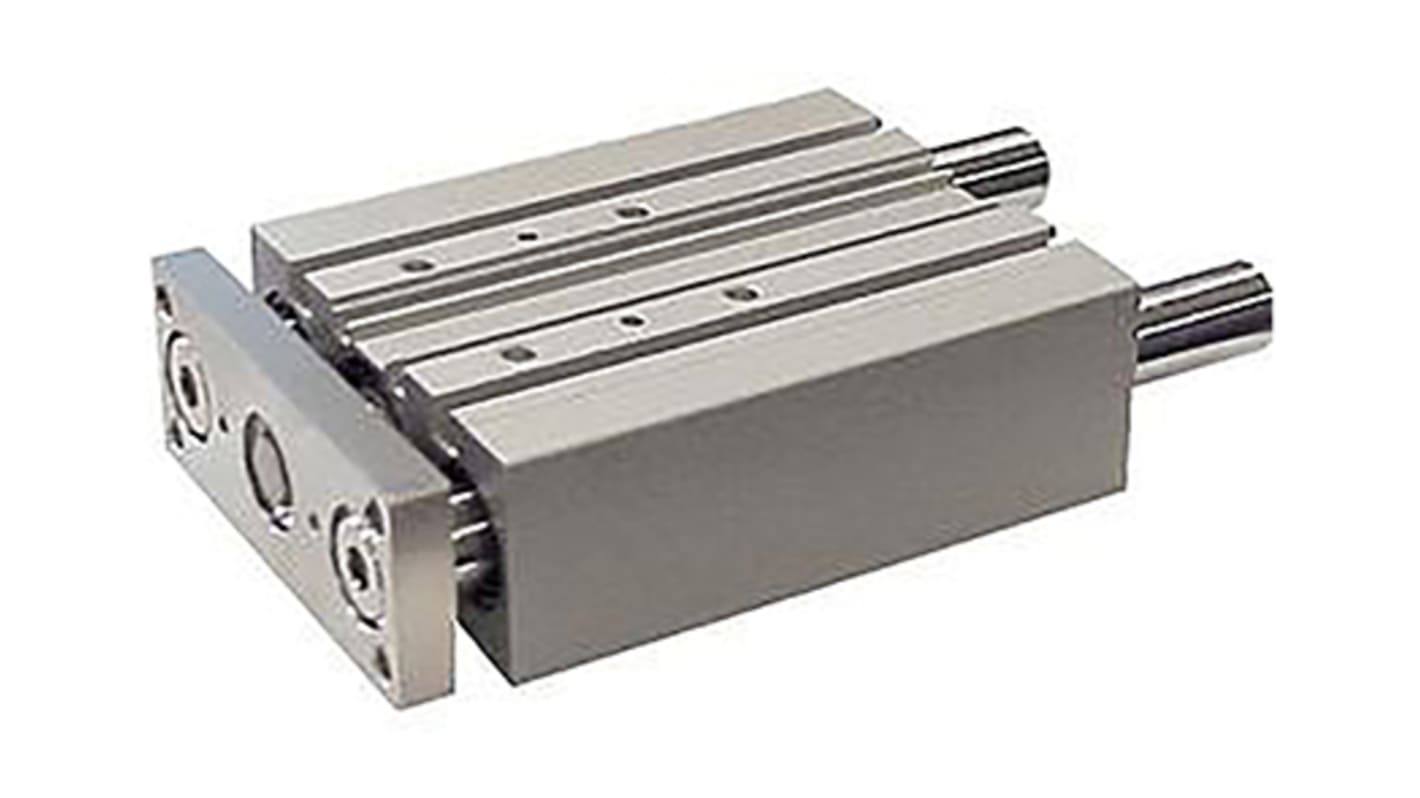 SMC Pneumatic Guided Cylinder - 20mm Bore, 25mm Stroke, MGP Series, Double Acting