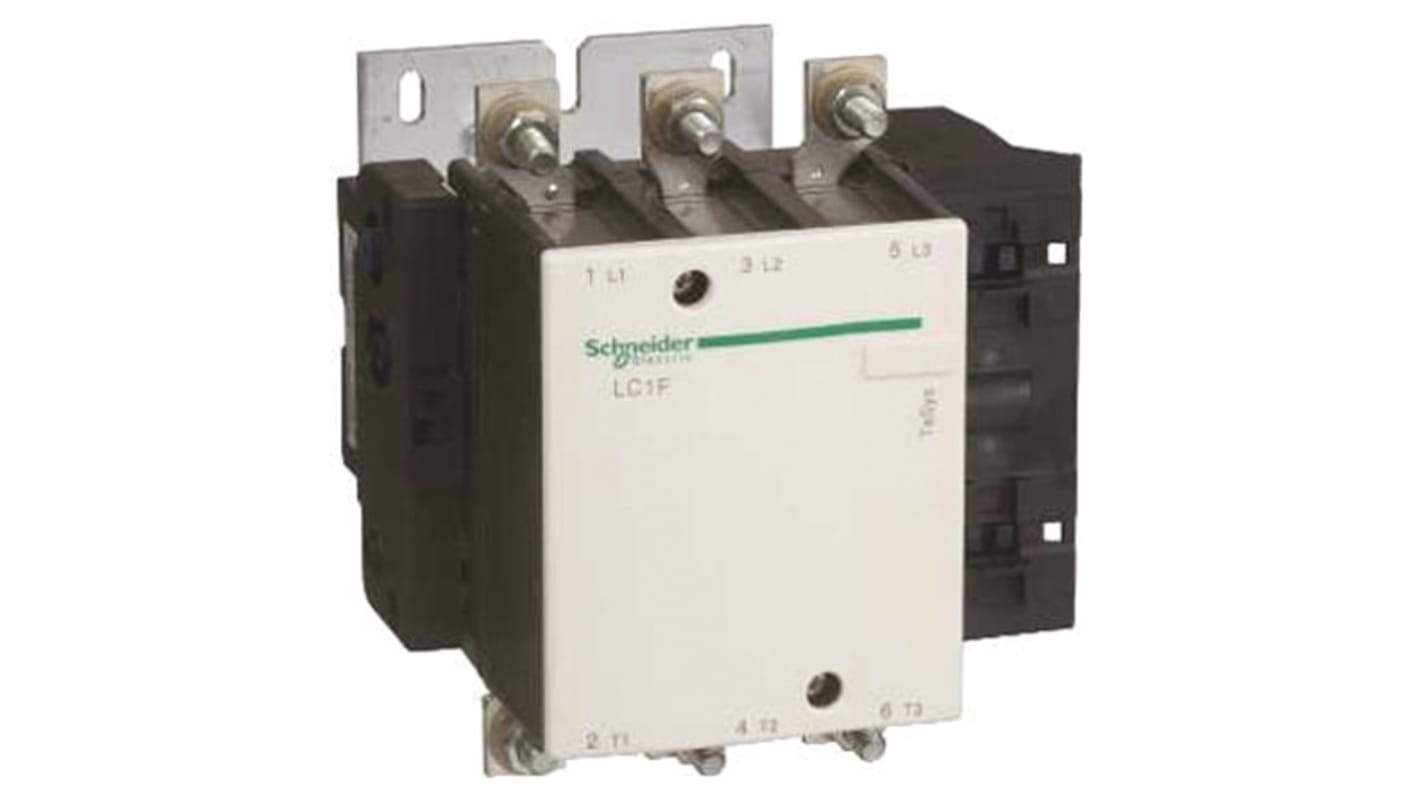 Contattore Schneider Electric, serie LC1F, 3 poli, 3 NO, bobina 48 V c.c.